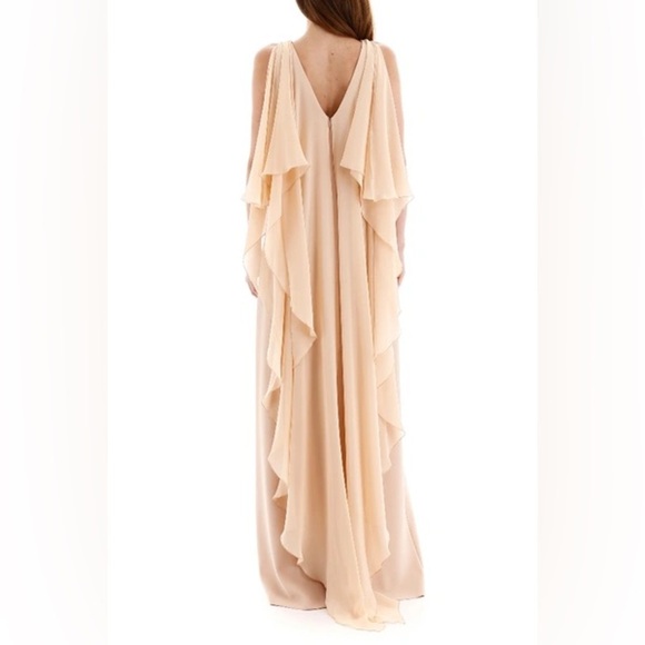 MAX MARA
Dovere Ruffled Cady Dress In Beige - Picture 3 of 14
